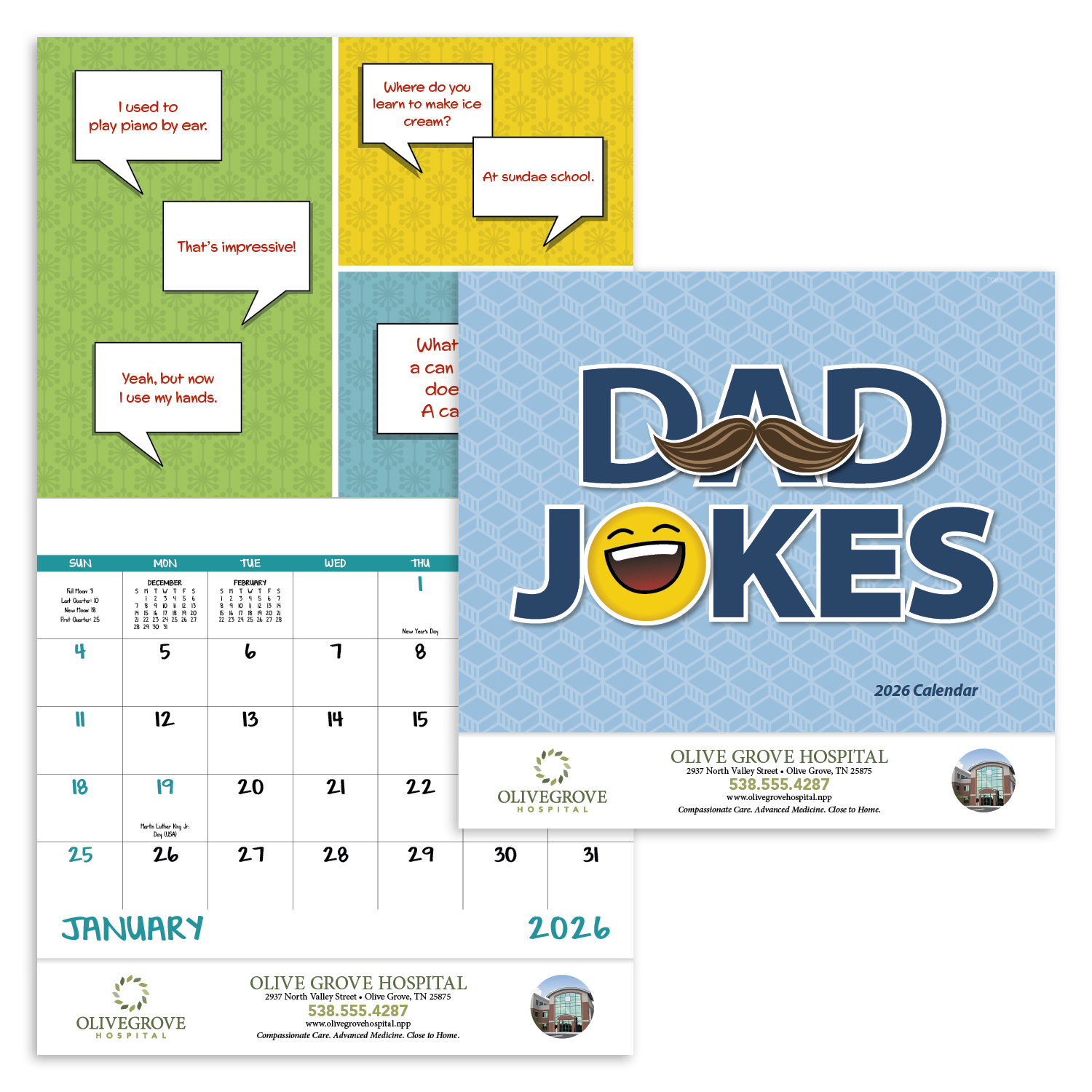 Good Value™ Dad Jokes - Stapled Calendar 55