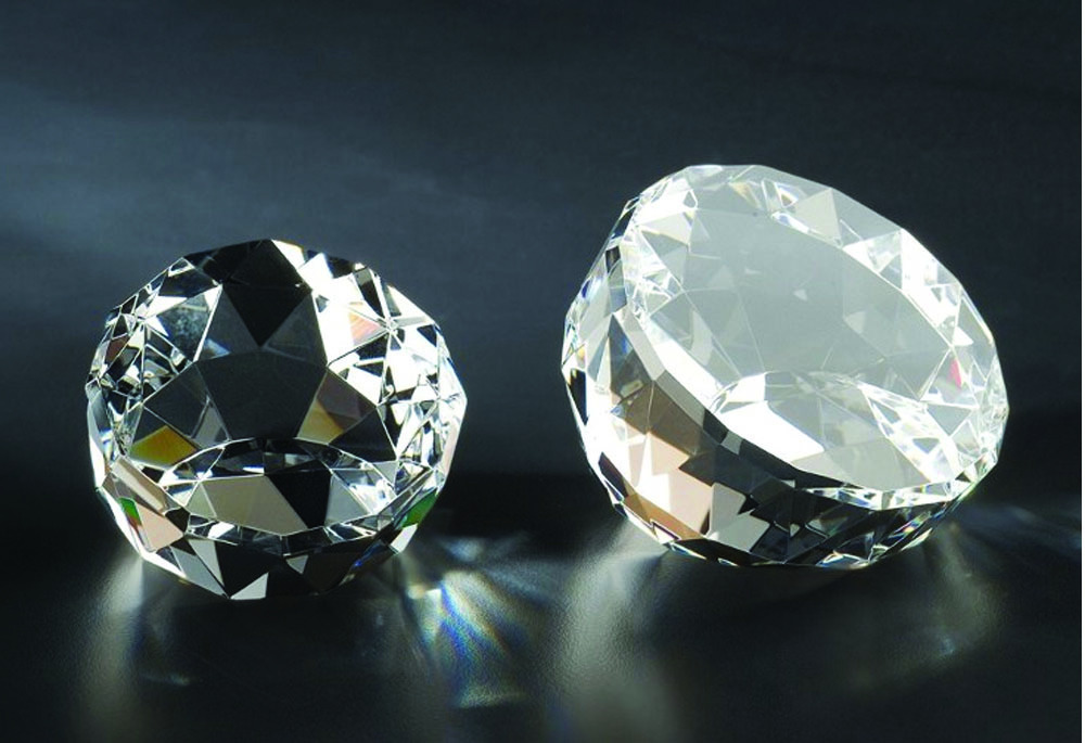 FACETED DOME OPTIC CRYSTAL 2