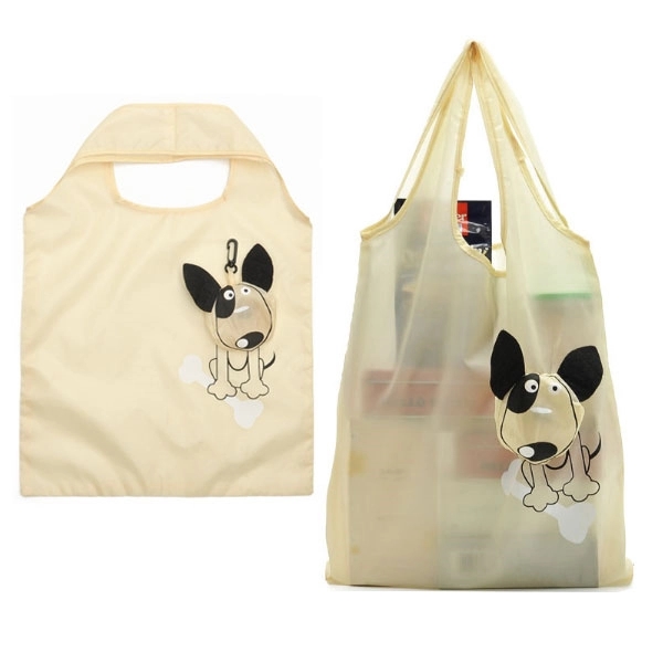 Dog Shaped Foldable Shopping Tote Bag 5