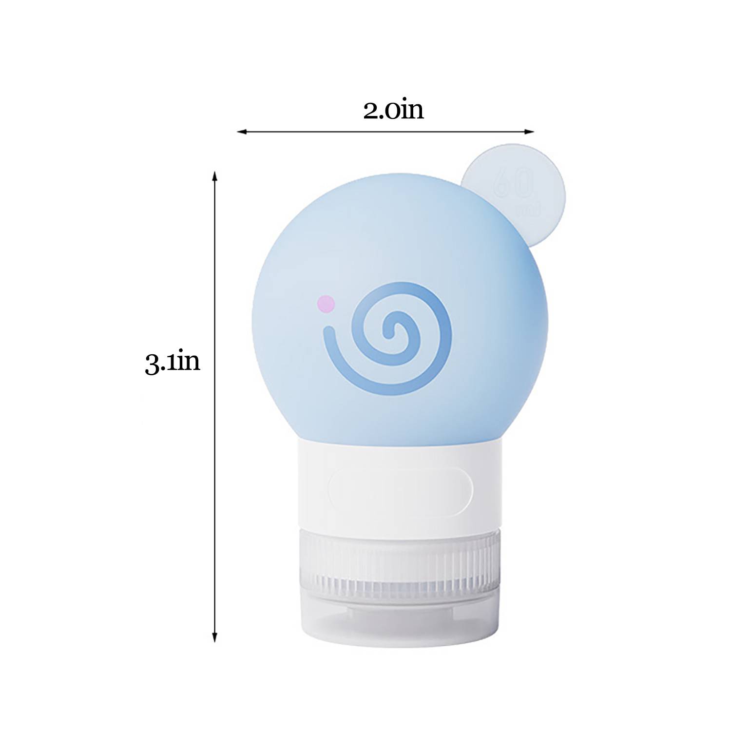 Leak-Proof Silicone Travel Cosmetic Bottle 4