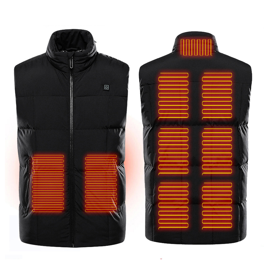 9 Areas Heated Vest w/ One Button Control 6