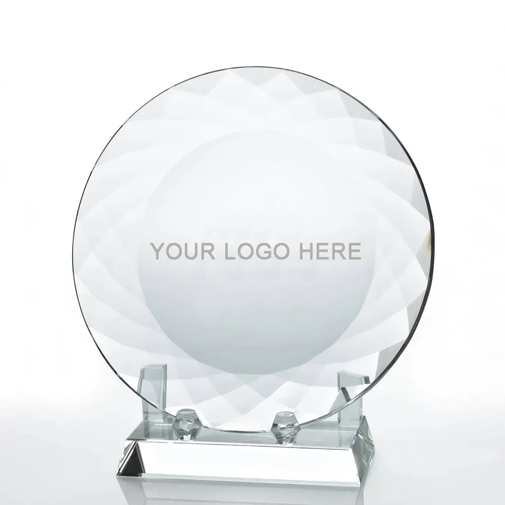 Optical Crystal Display Plate & Stand 2