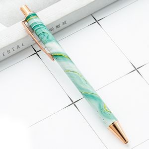 Click Action Marble Texture Metal Pen 9