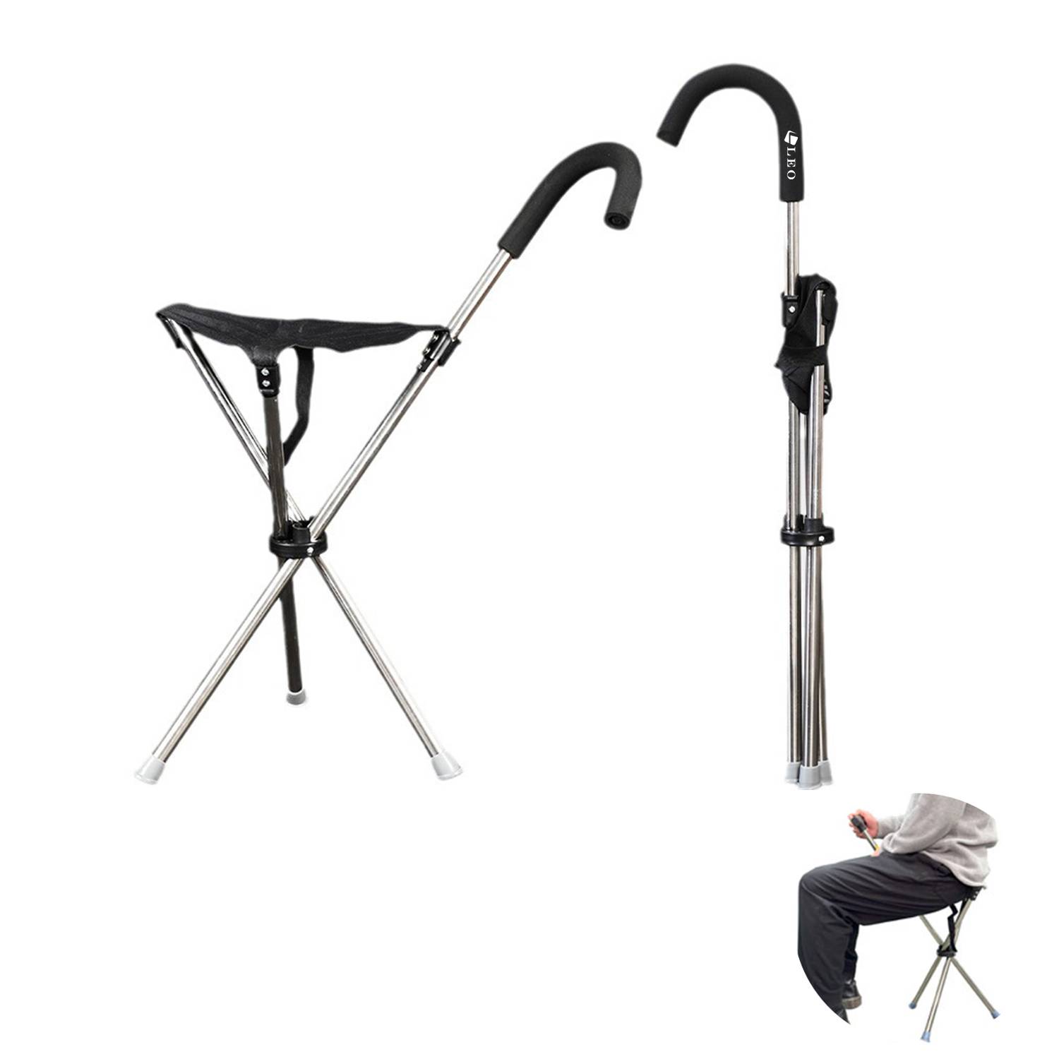 Foldable Cane Chair 2