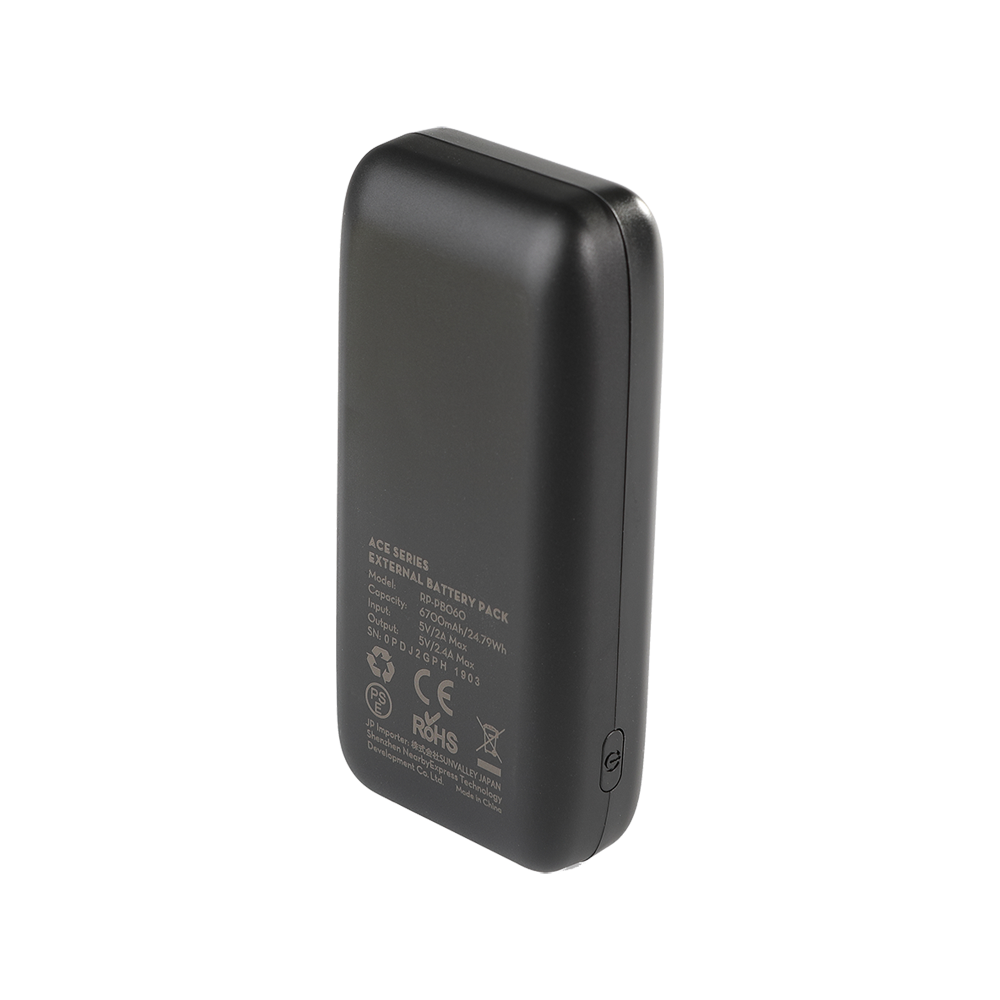 Prudential RAVPower Palm Size Compact Power Bank - 6700mAh 6