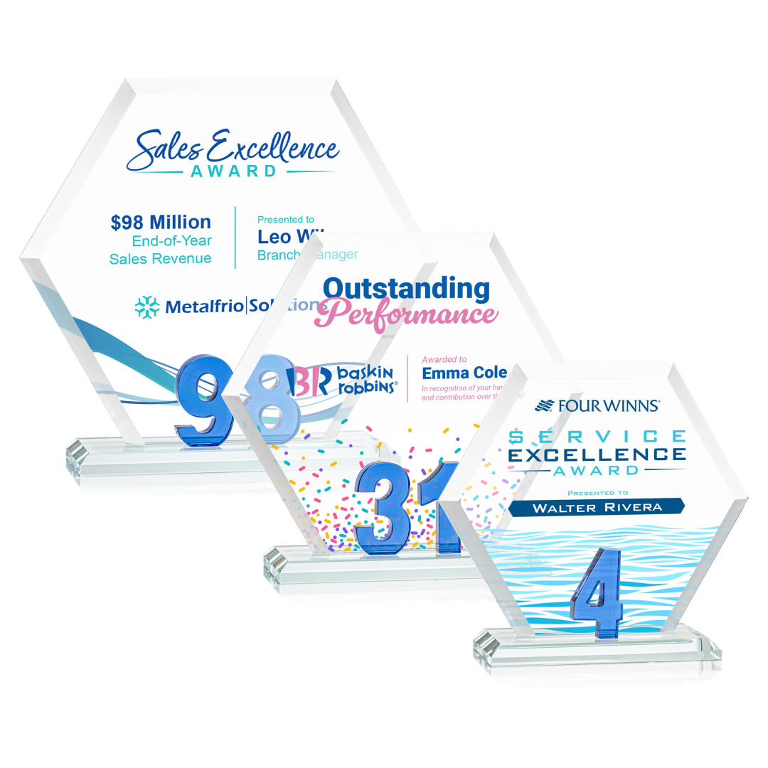 Riviera Anniversary VividPrint™ Award No 30 - Blue