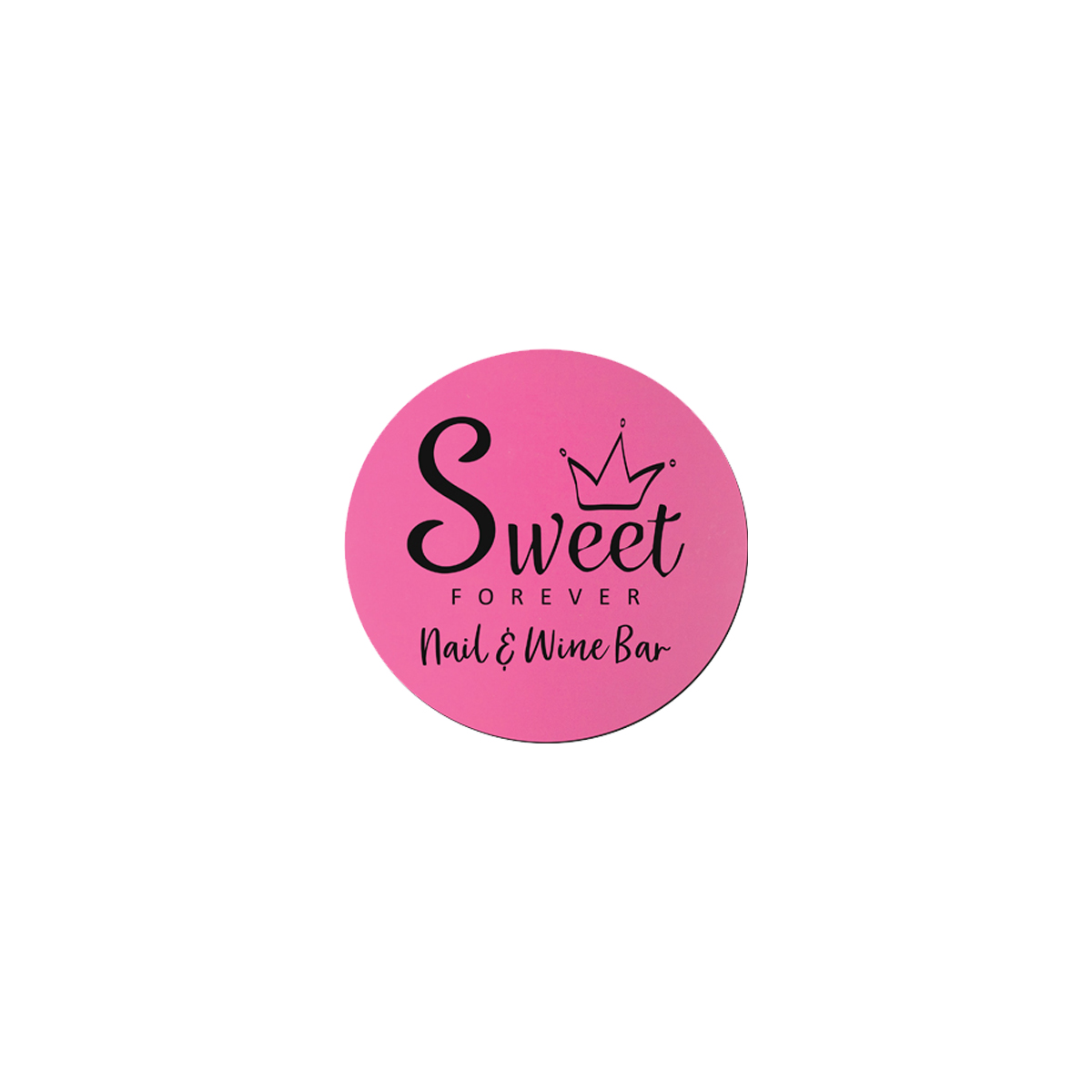 3" Pink Round Silicone Coaster 5