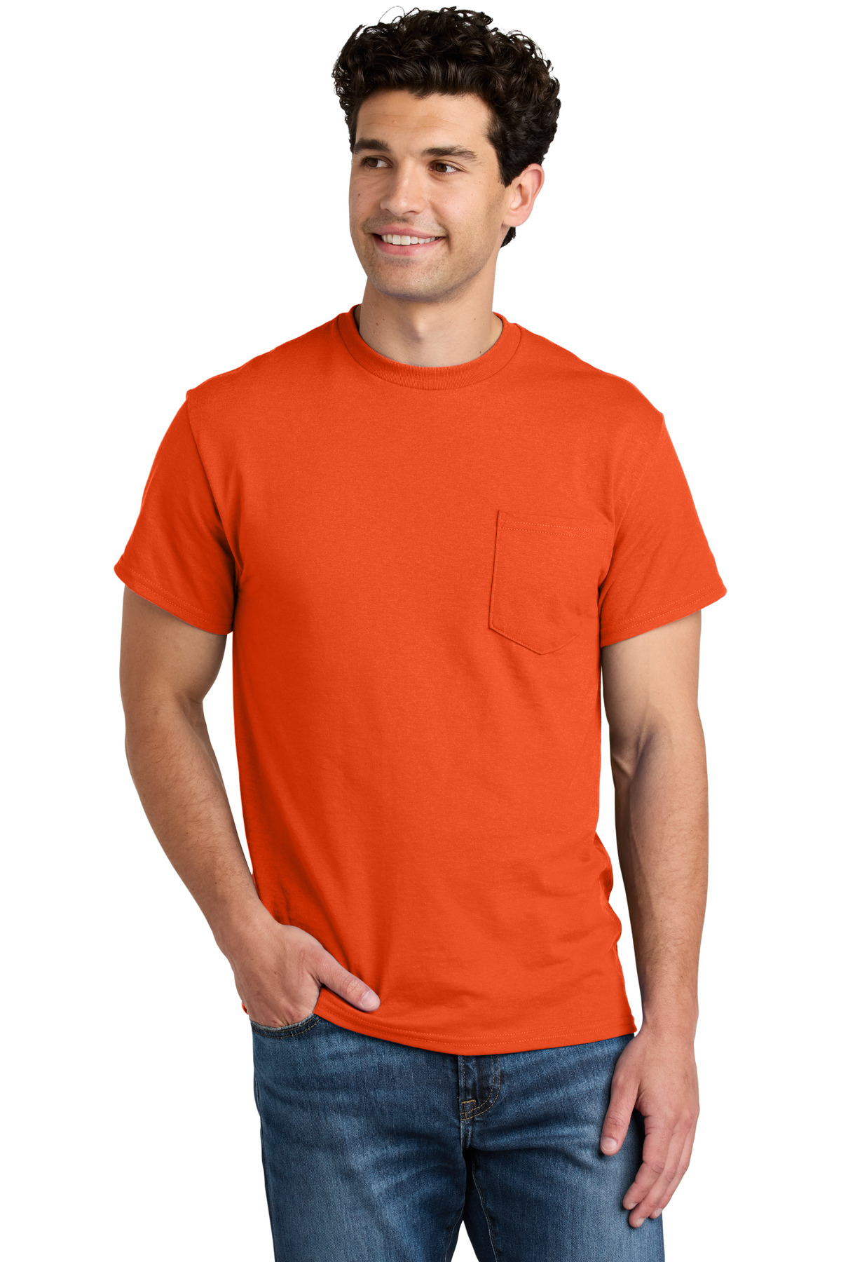 Gildan - DryBlend 50 Cotton/50 Poly Pocket T-Shirt. 8300 108