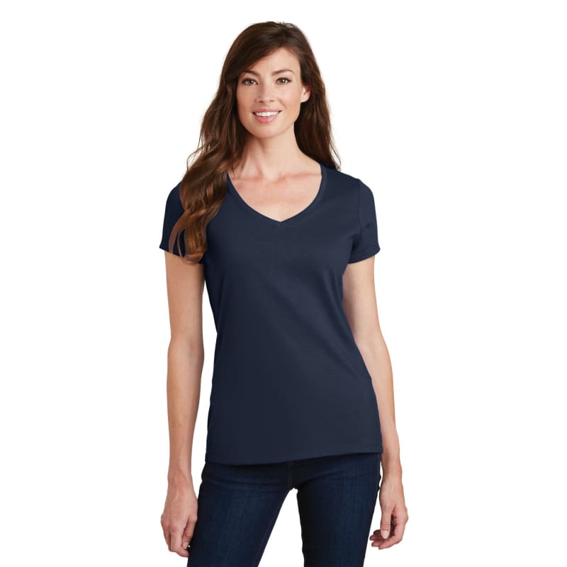 Port & Company Women's Fan Favorite V-Neck Tee. 108
