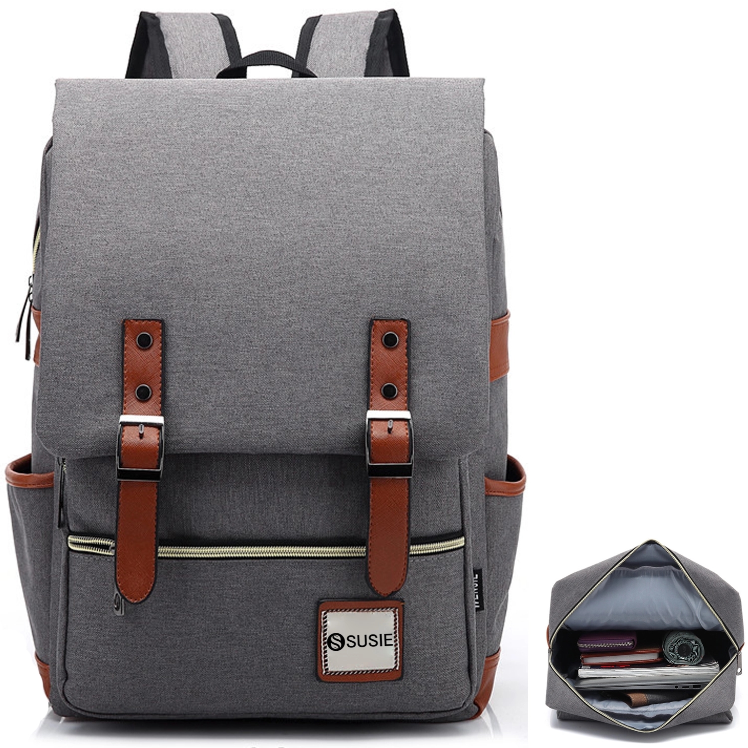 Vintage Laptop Backpack 1