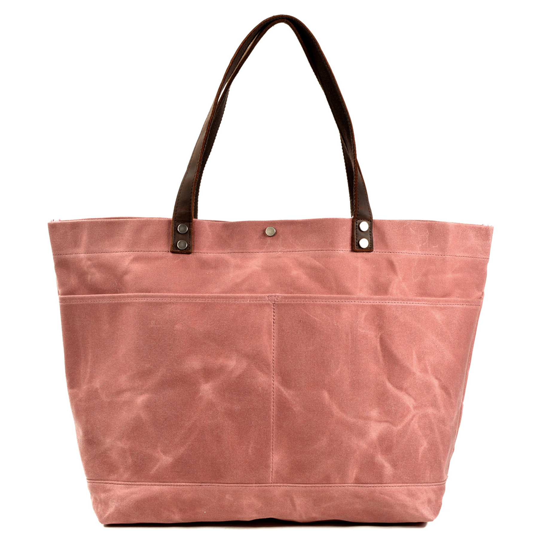 Waxed Canvas Travel Tote Bag 2
