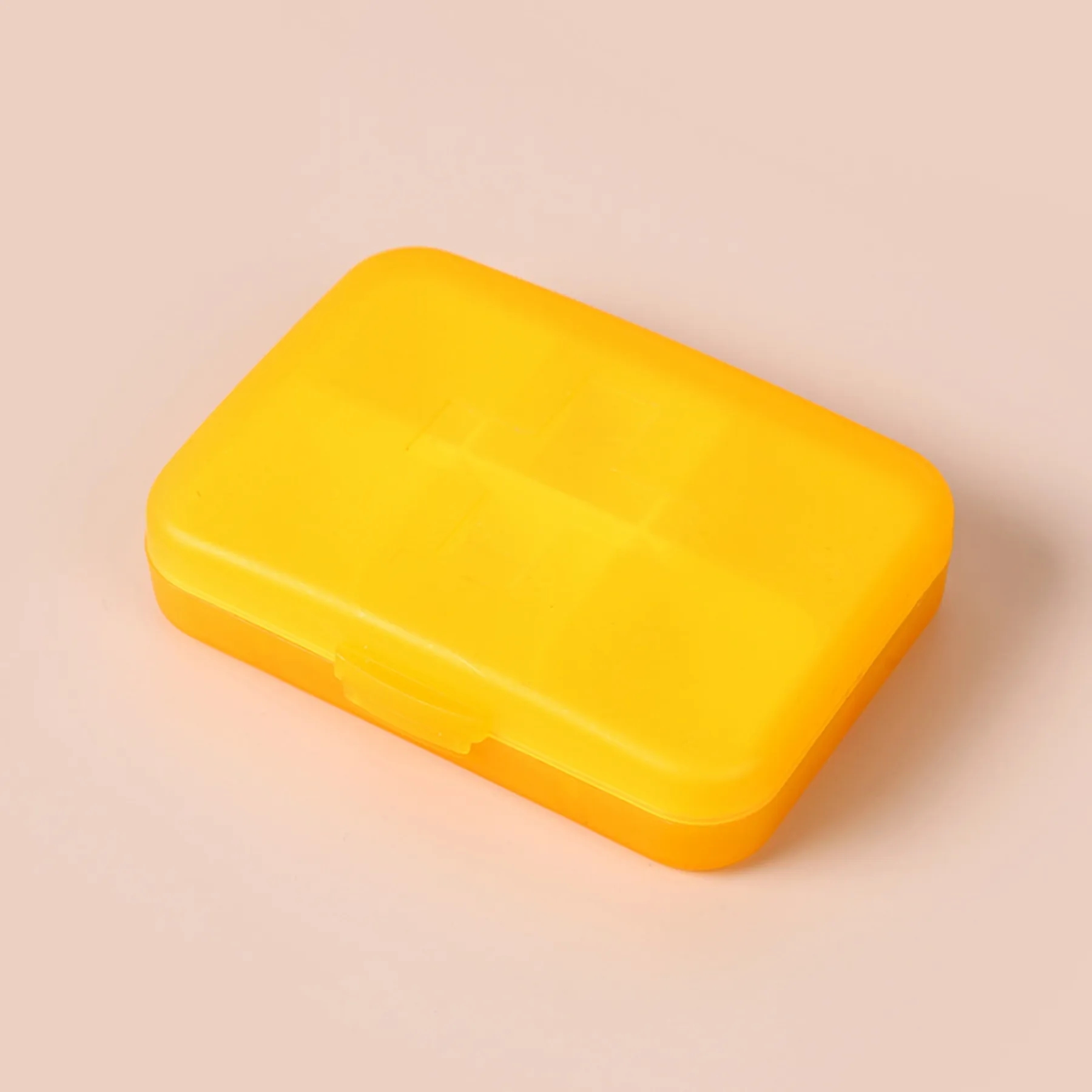 6 Compartments Square Medicine Storage Box 6