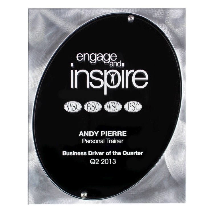 Vantage Plaque - Laser Engraved - (8" x 10") 4