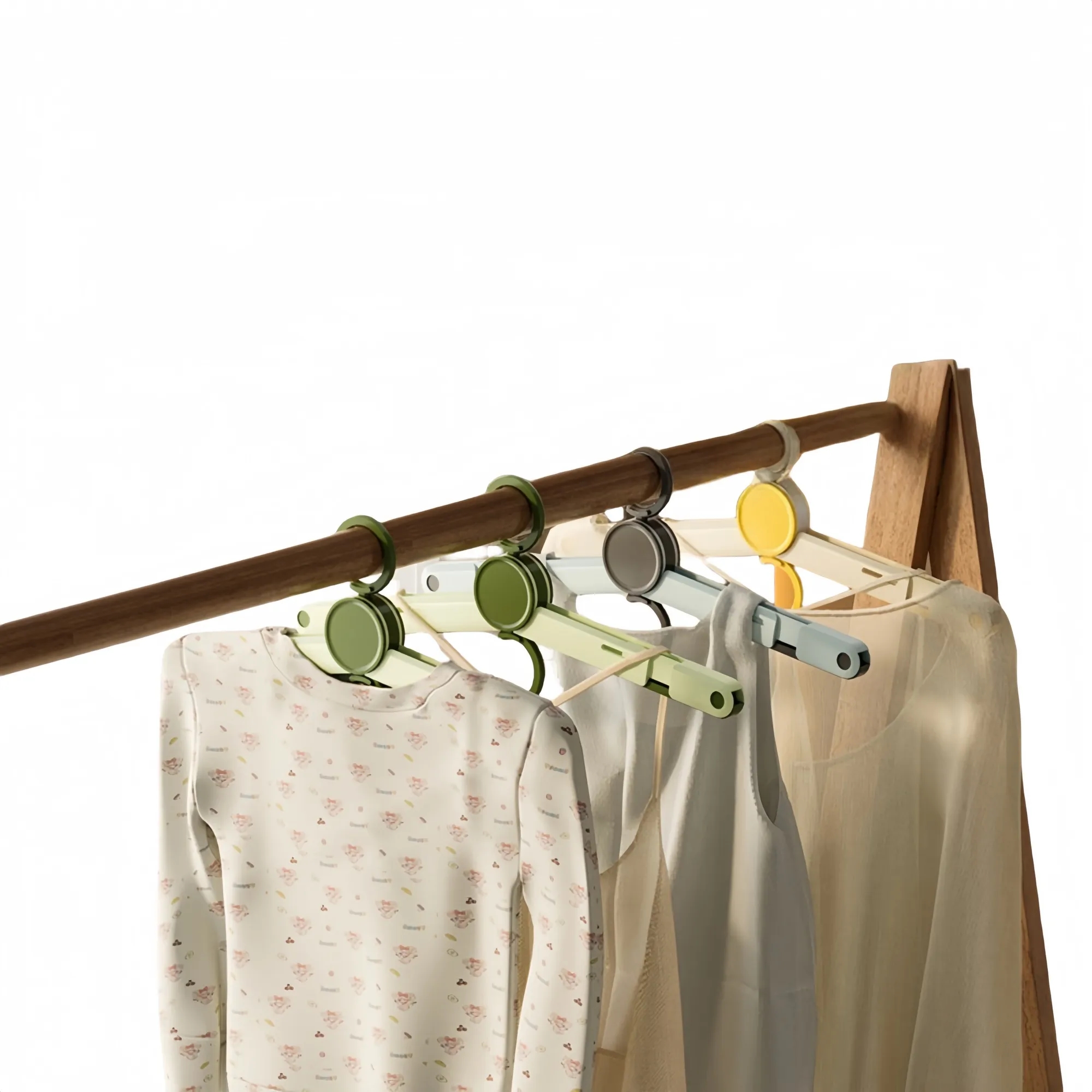 Multi Purpose Folding Clothes Hanger 9