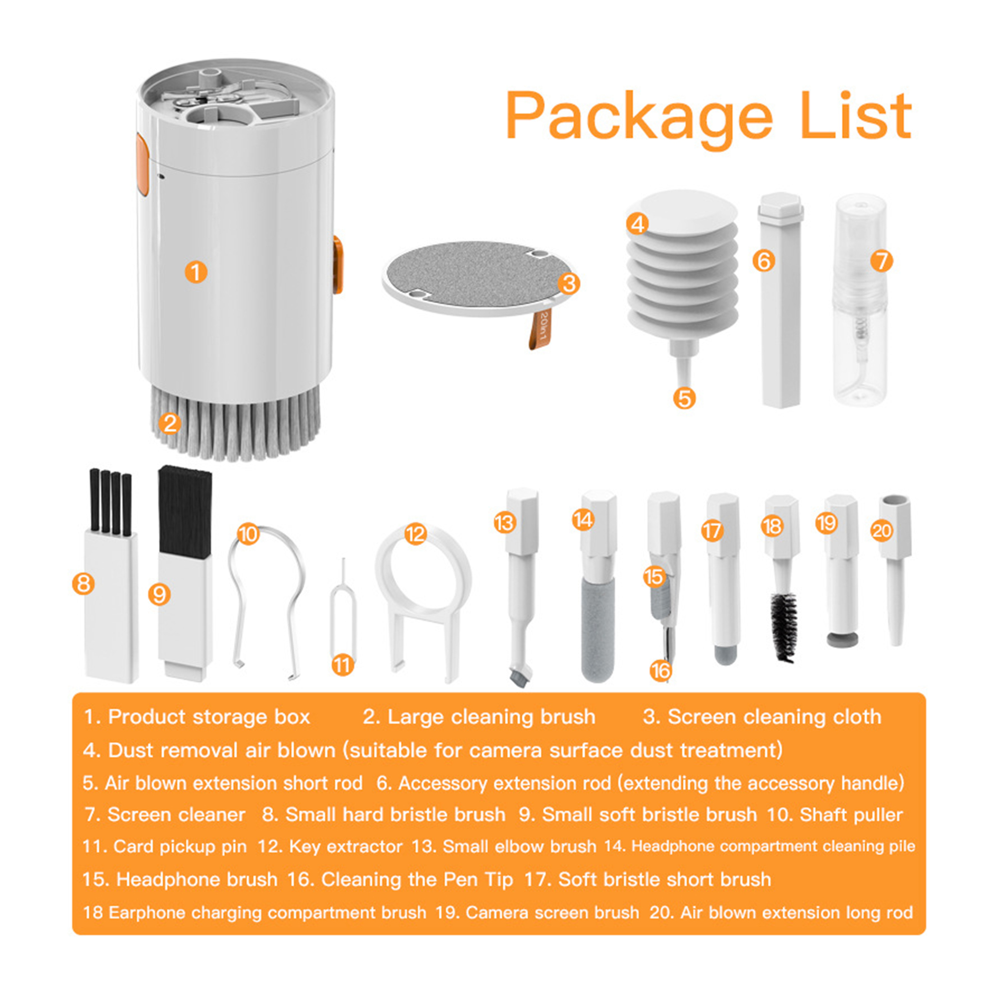 Portable Electronics Cleaning Kit for Multiple Devices 1