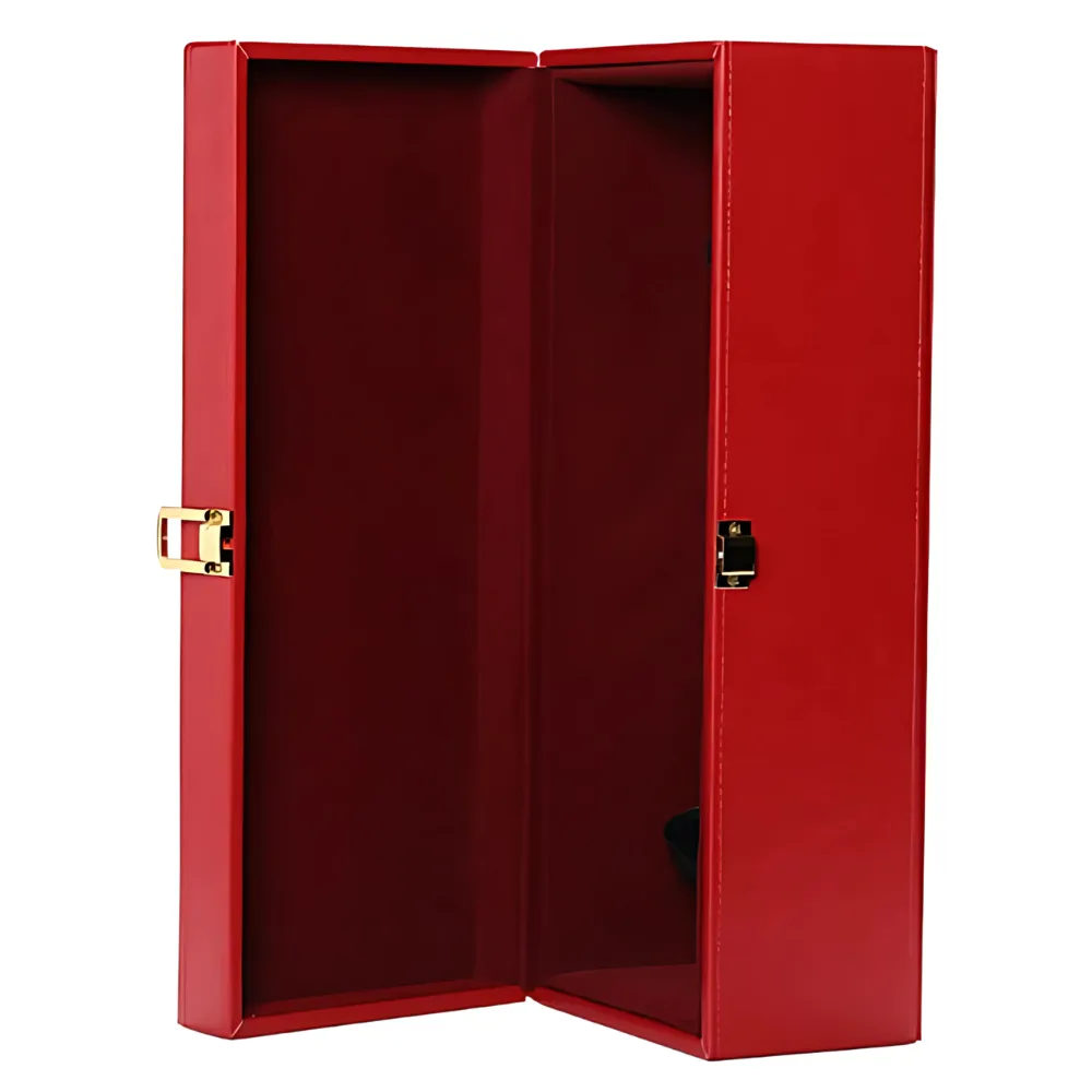 1-Bottle Premium PU Leather Wine Gift Box 4