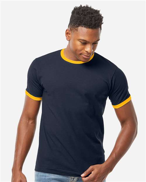 Unisex Fine Jersey Ringer T-Shirt - 246 59