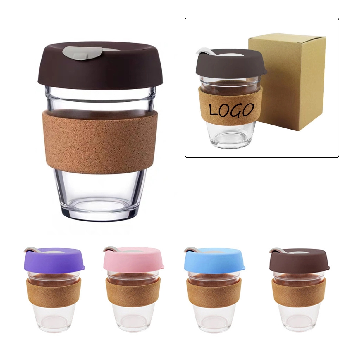 12 OZ. TOGO CORK GLASS 3