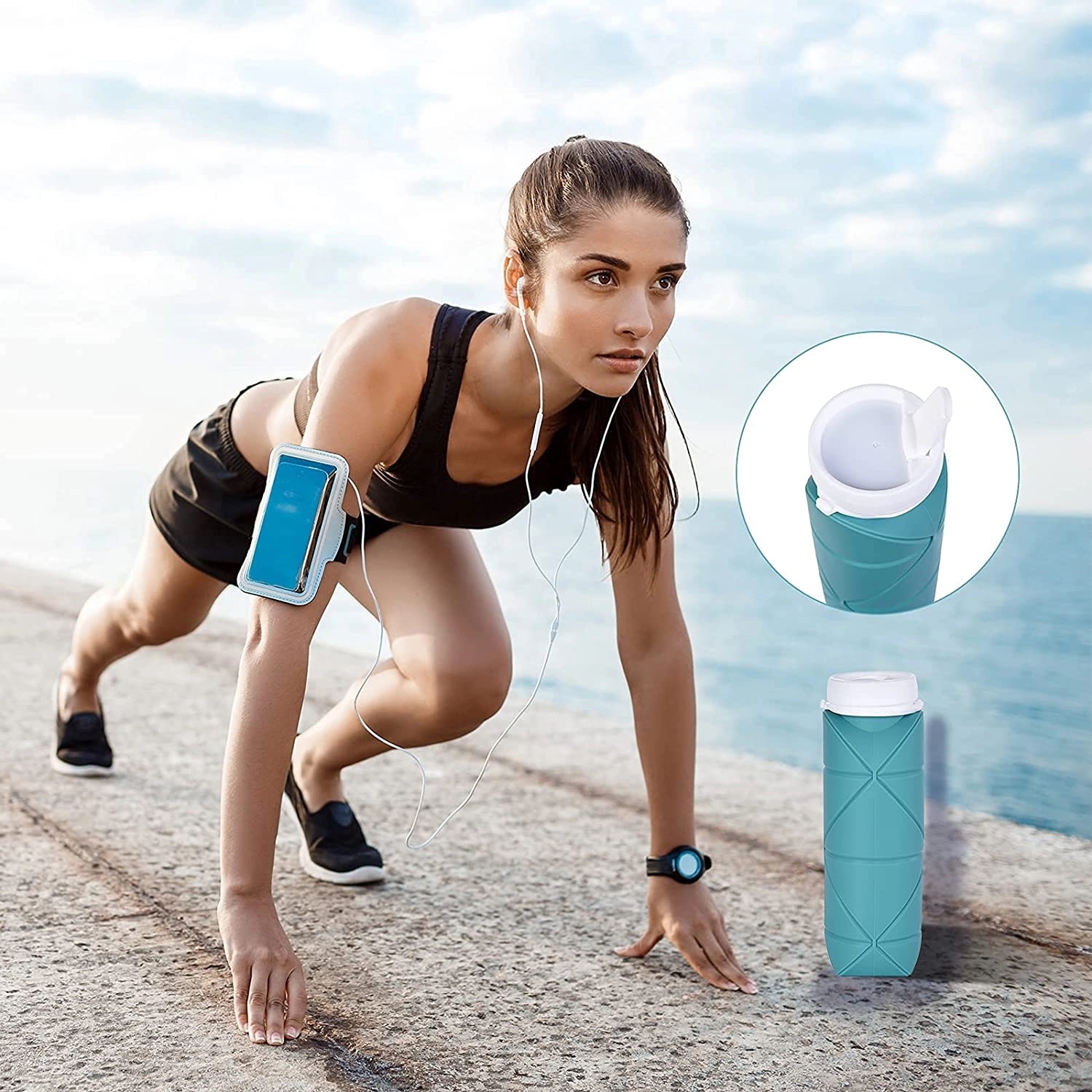 Sports Lightweight Travel Bottle Durable 20oz 3