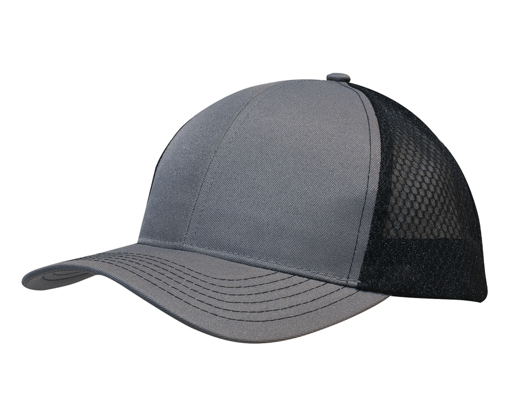 Breathable poly twill with honeycomb mesh 6
