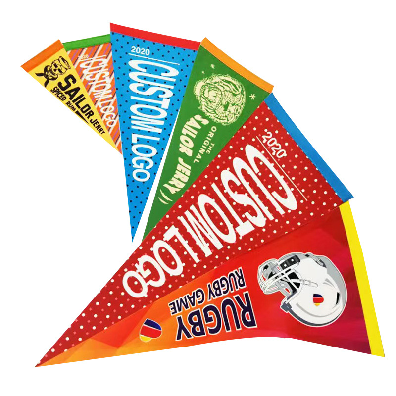 Colored Felt Pennant 1