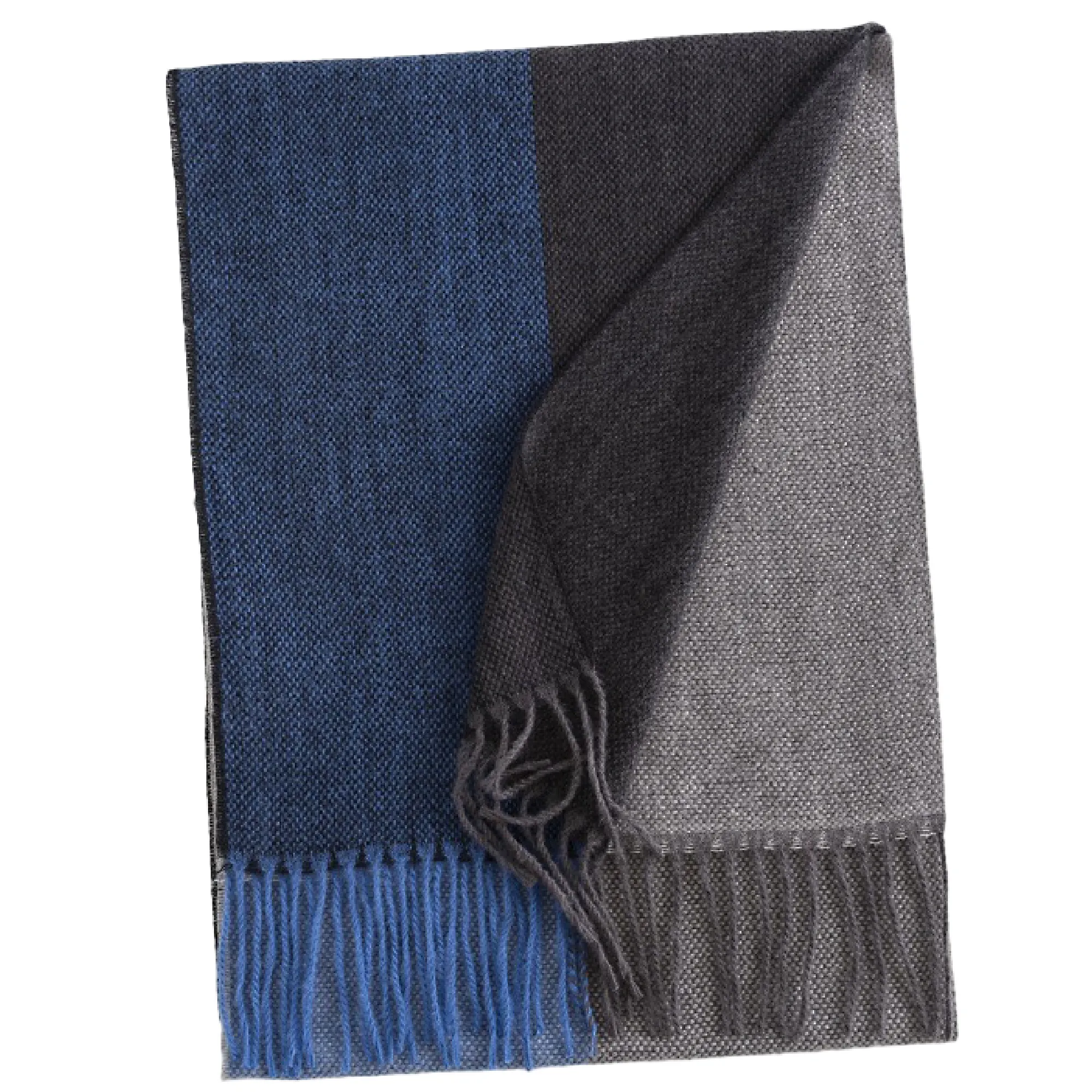 Men's Cashmere Scarf In Winter Plaid Color Matching 3