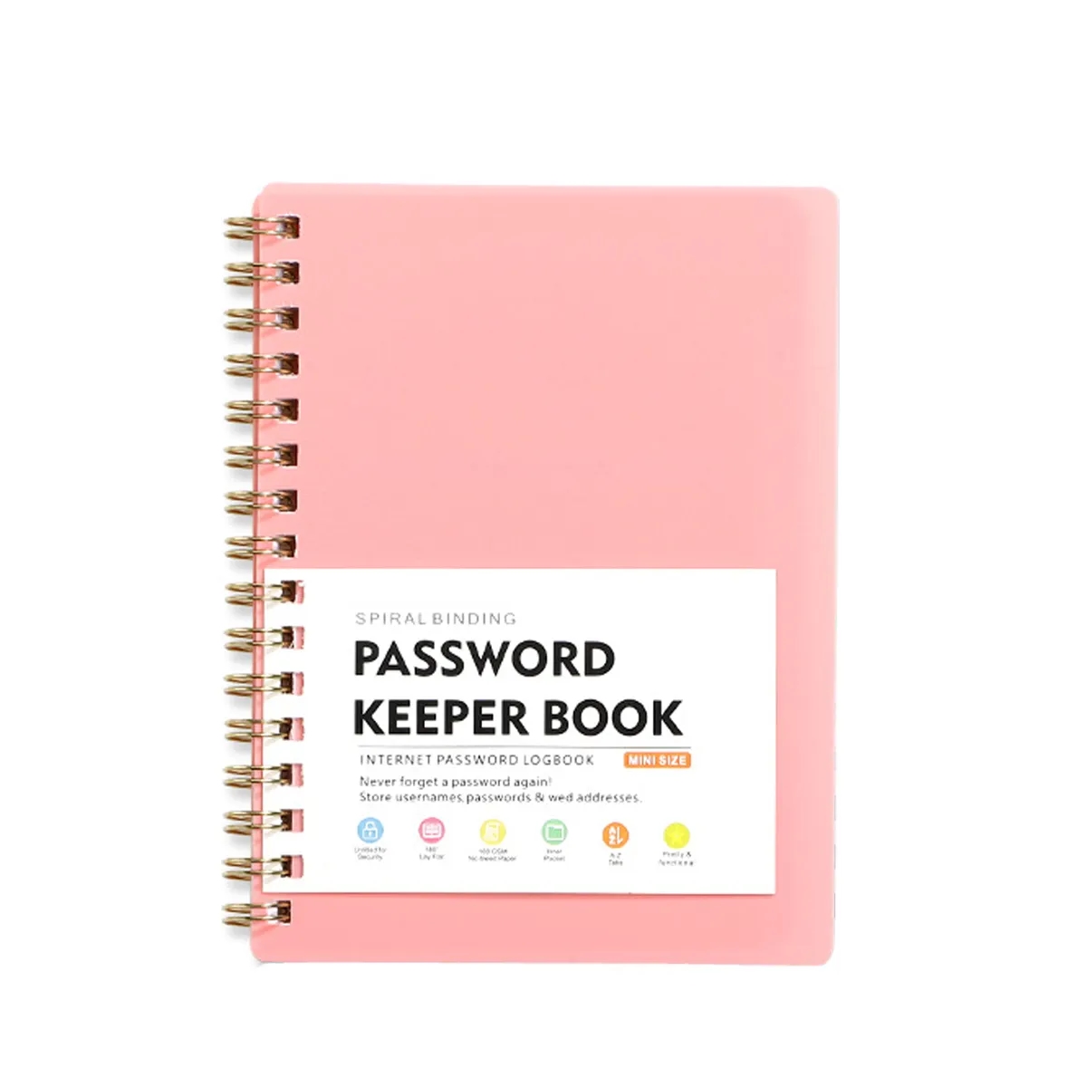 A6 Password Book With Alphabetical Tabs 1
