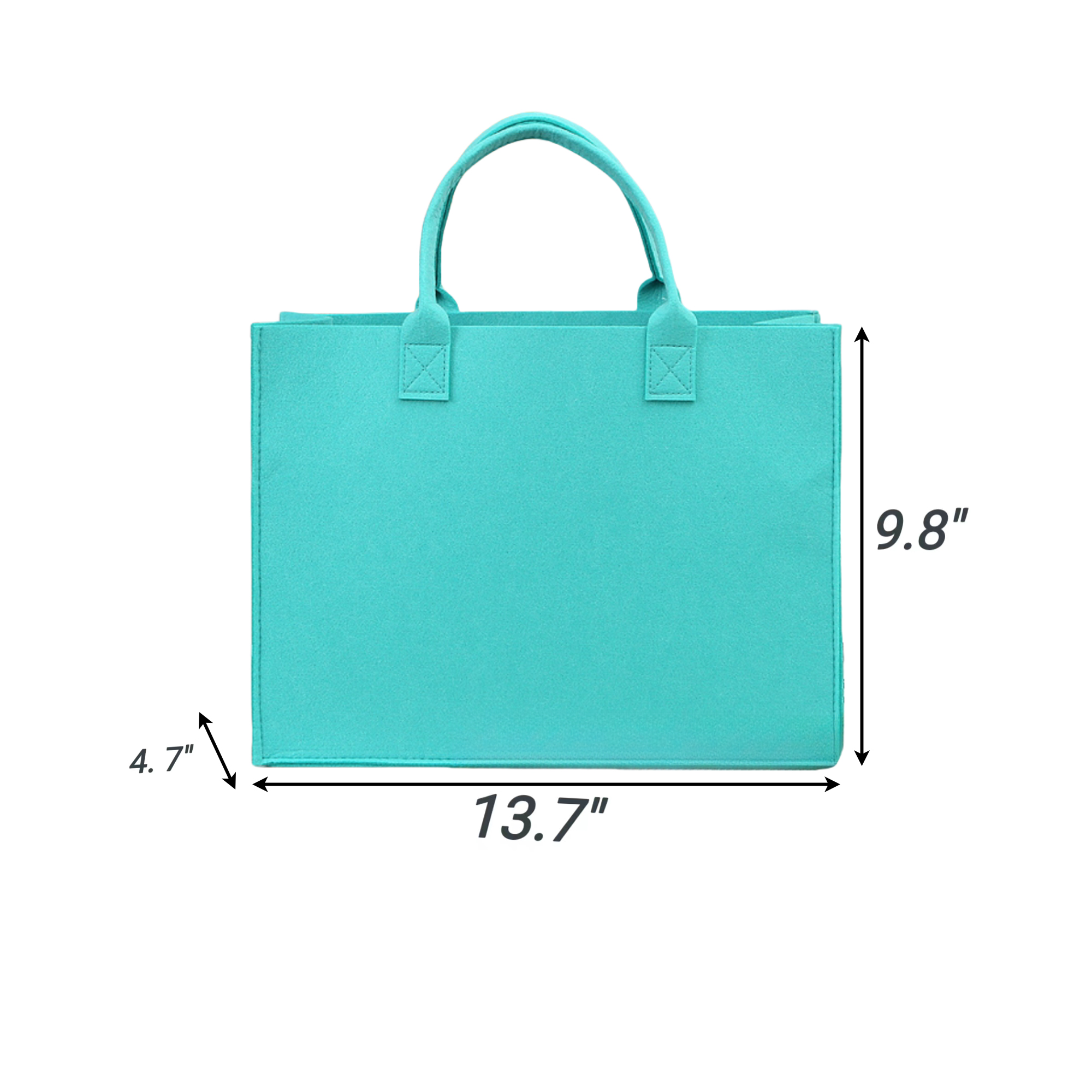 Fashionable Felt Tote Shopping Bag 2