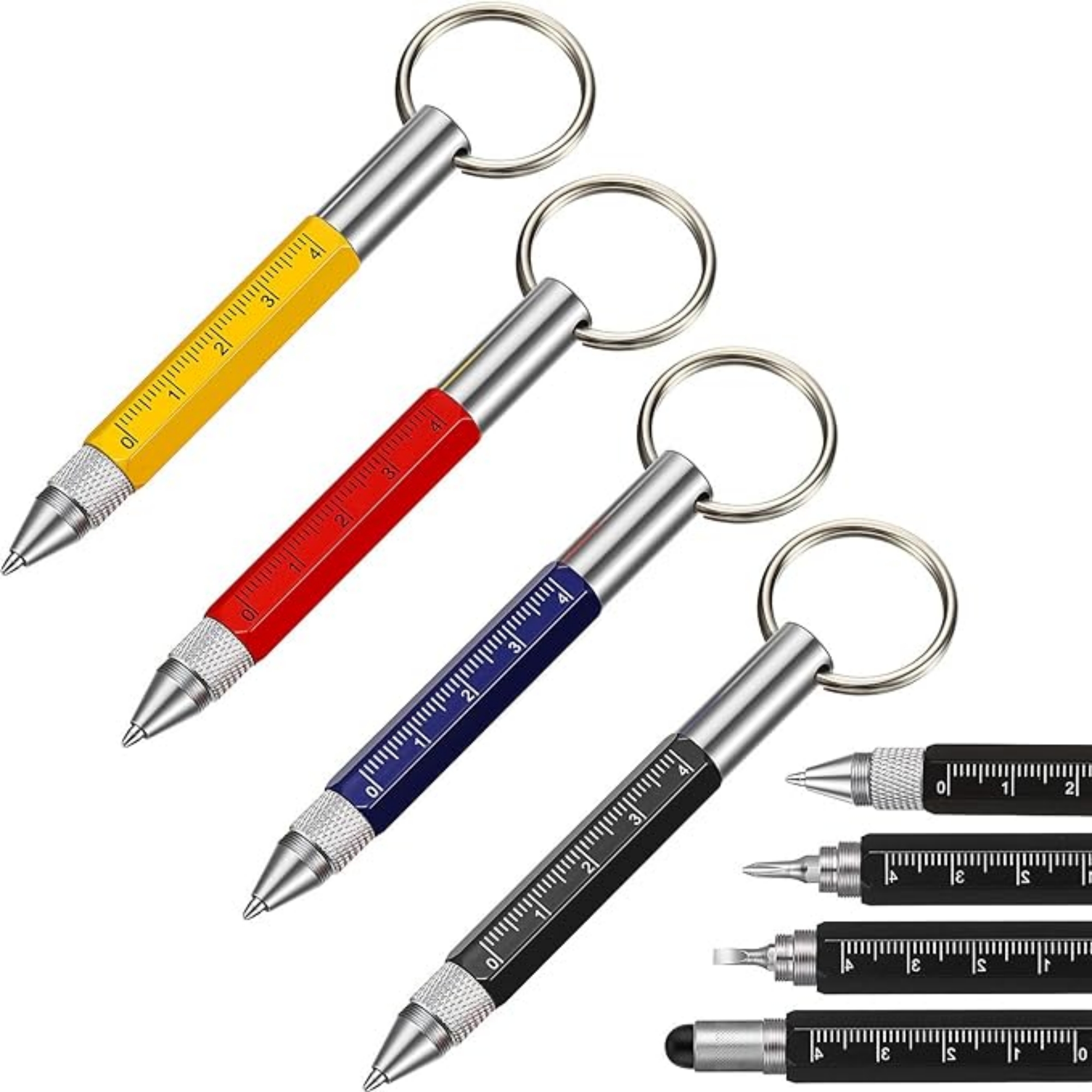 6 In 1 Multitool Tech Tool Pen WithKey Ring 6