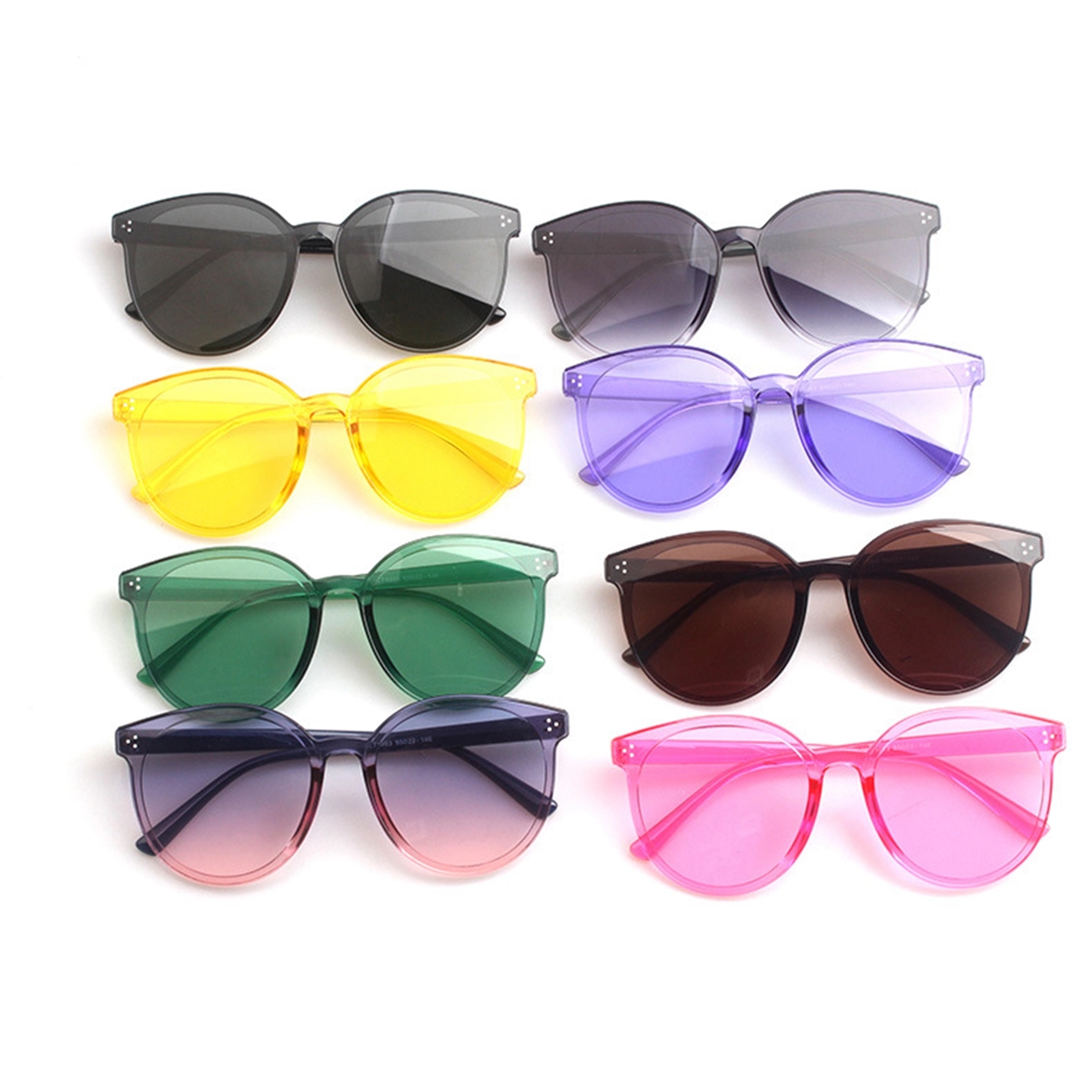 Plastic Frame Transparent Sunglasses 2