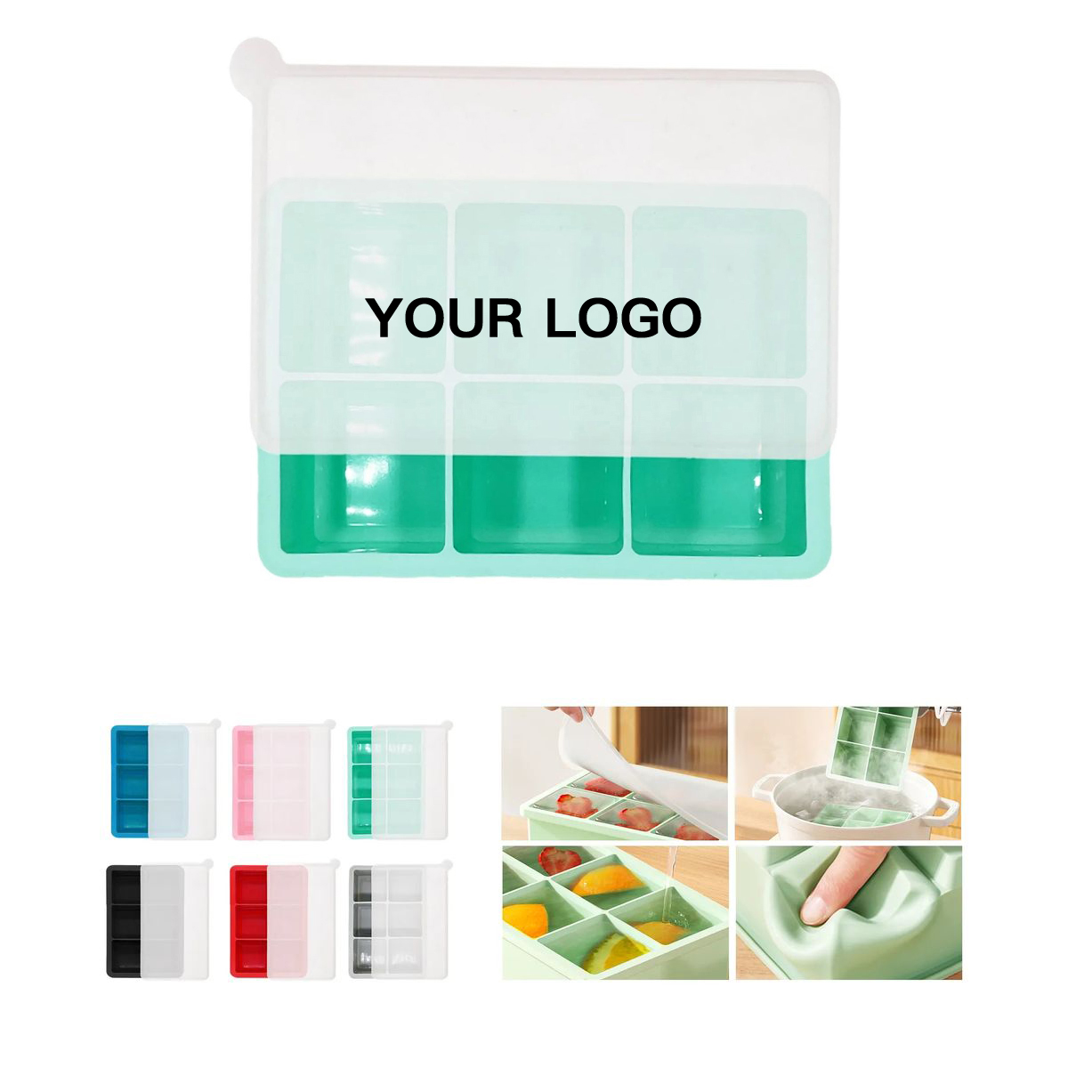 Kitchen Ice Tray with Easy Release Design 6