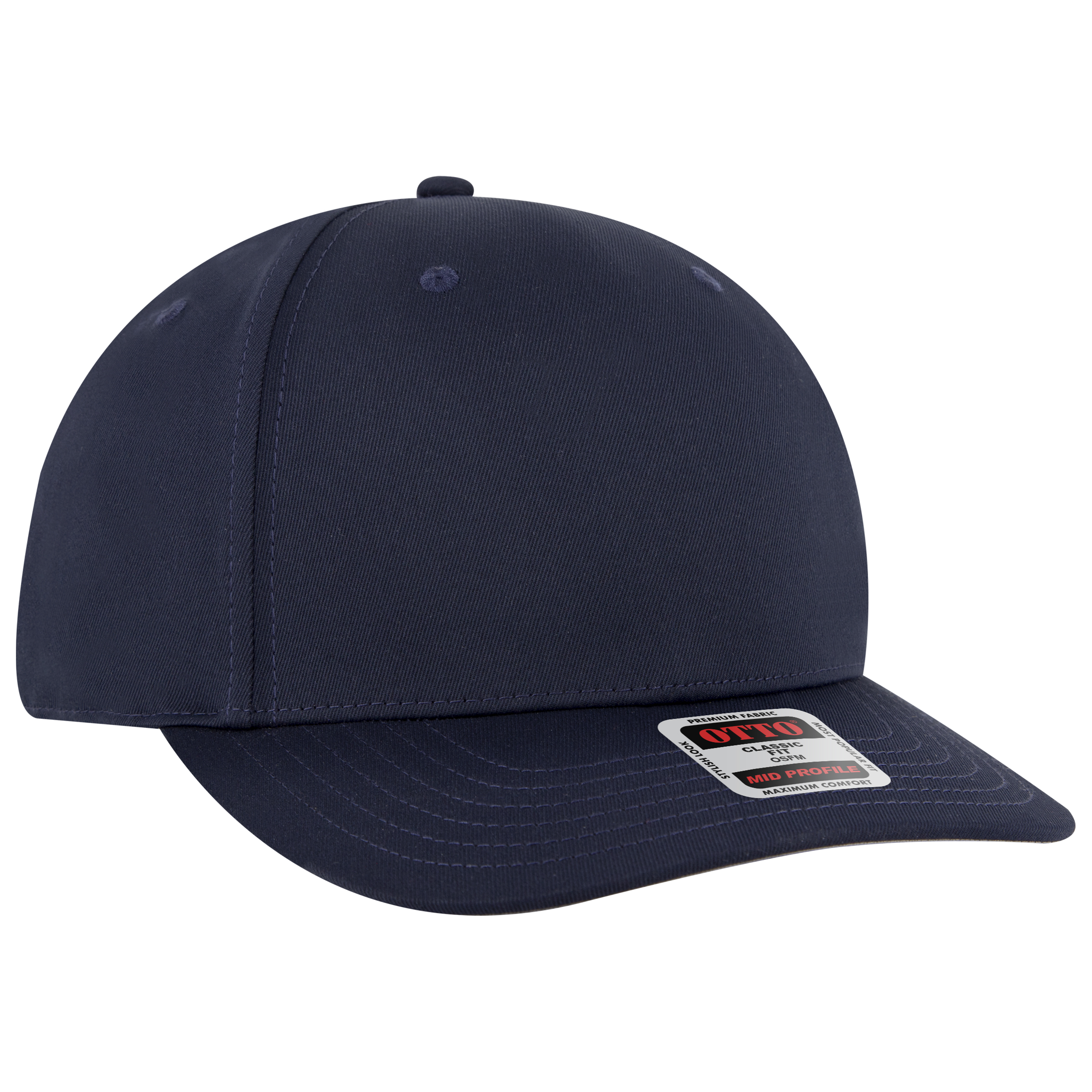 OTTO CAP Seamless 6 Panel Mid Profile Baseball Cap