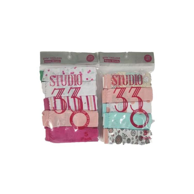 Toddler Girls' Panties Assorted Large 5pk 2