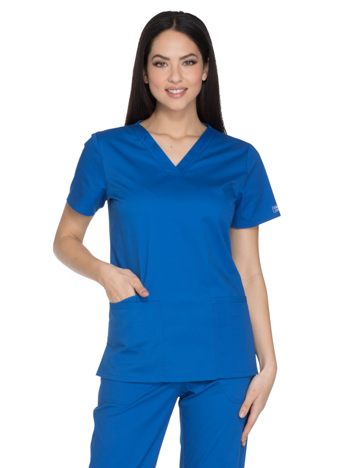 Cherokee - Workwear Core Stretch - Women's V-Neck Top 21