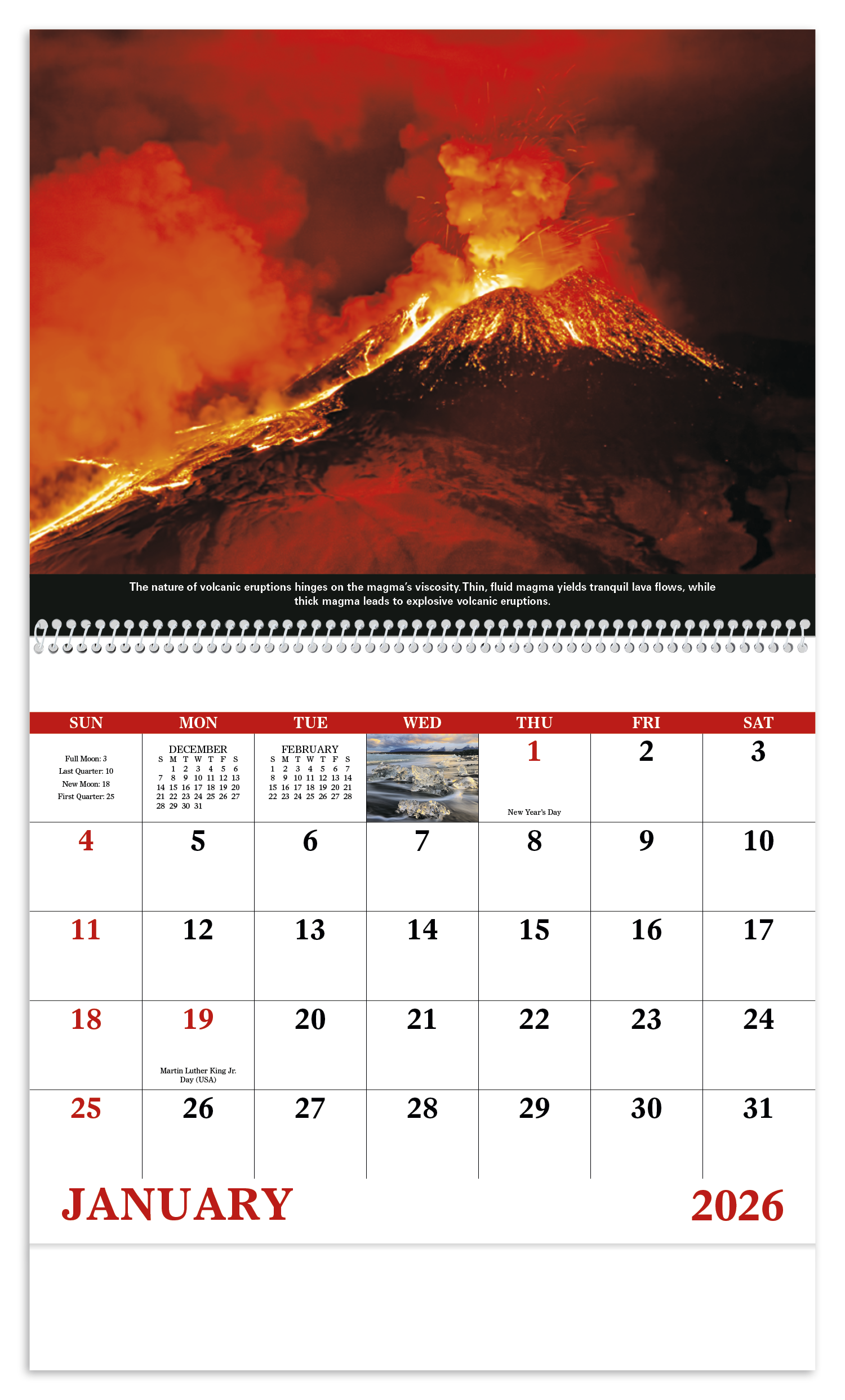 Good Value™ The Power of Nature - Spiral Calendar 45
