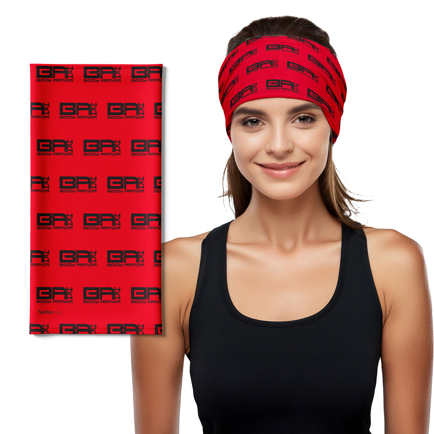 FlexFiber™ Cool Neck Gaiter Head Scarf - Overseas Production OCEAN (19"x10")