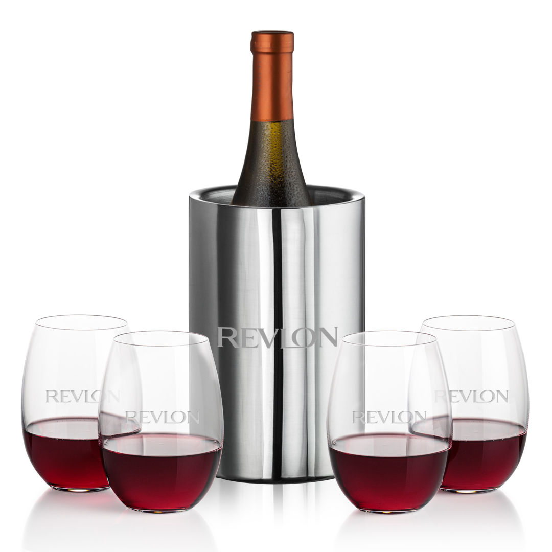 Jacobs Wine Cooler & Carlita Stemless Wine 1