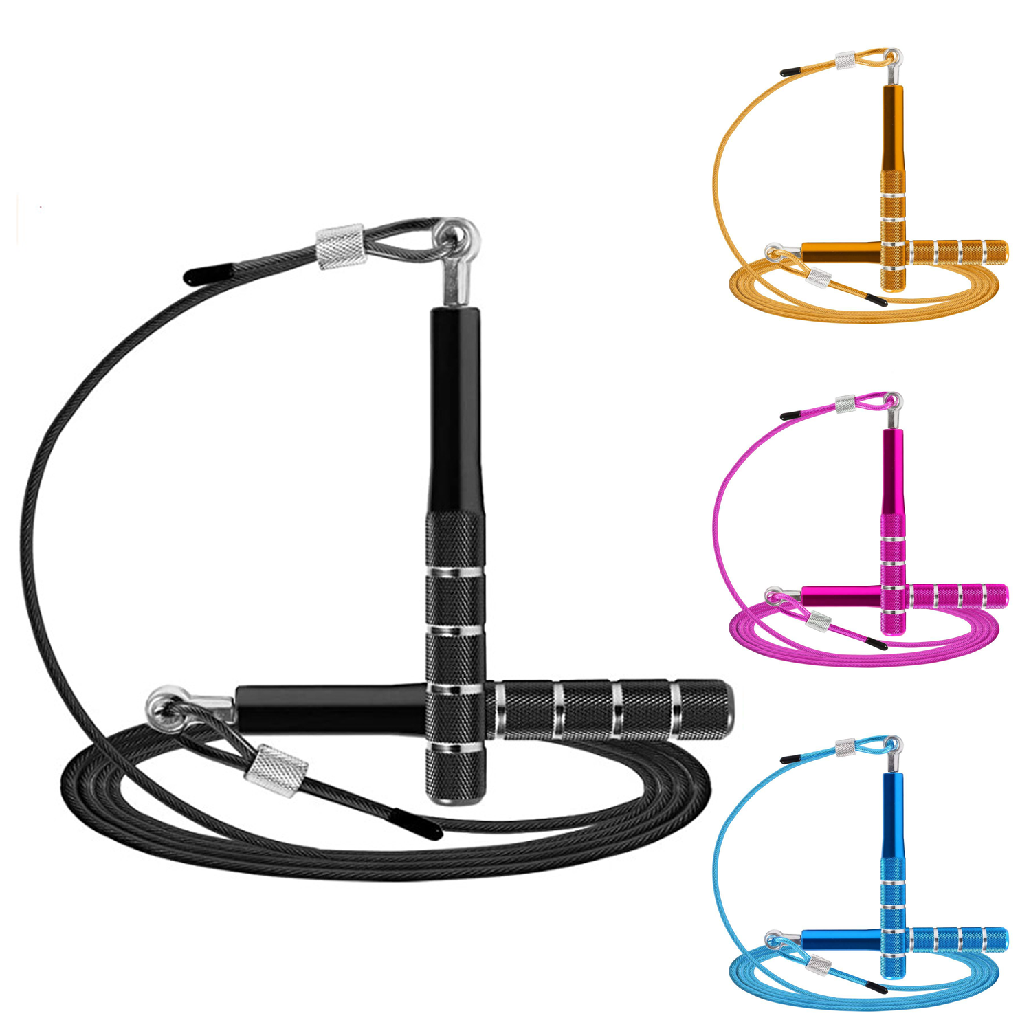 Durable Aluminum Handle Steel Wire Jump Rope 12