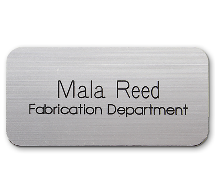 The Sparta engrave only name badge 1.5"x3" 6
