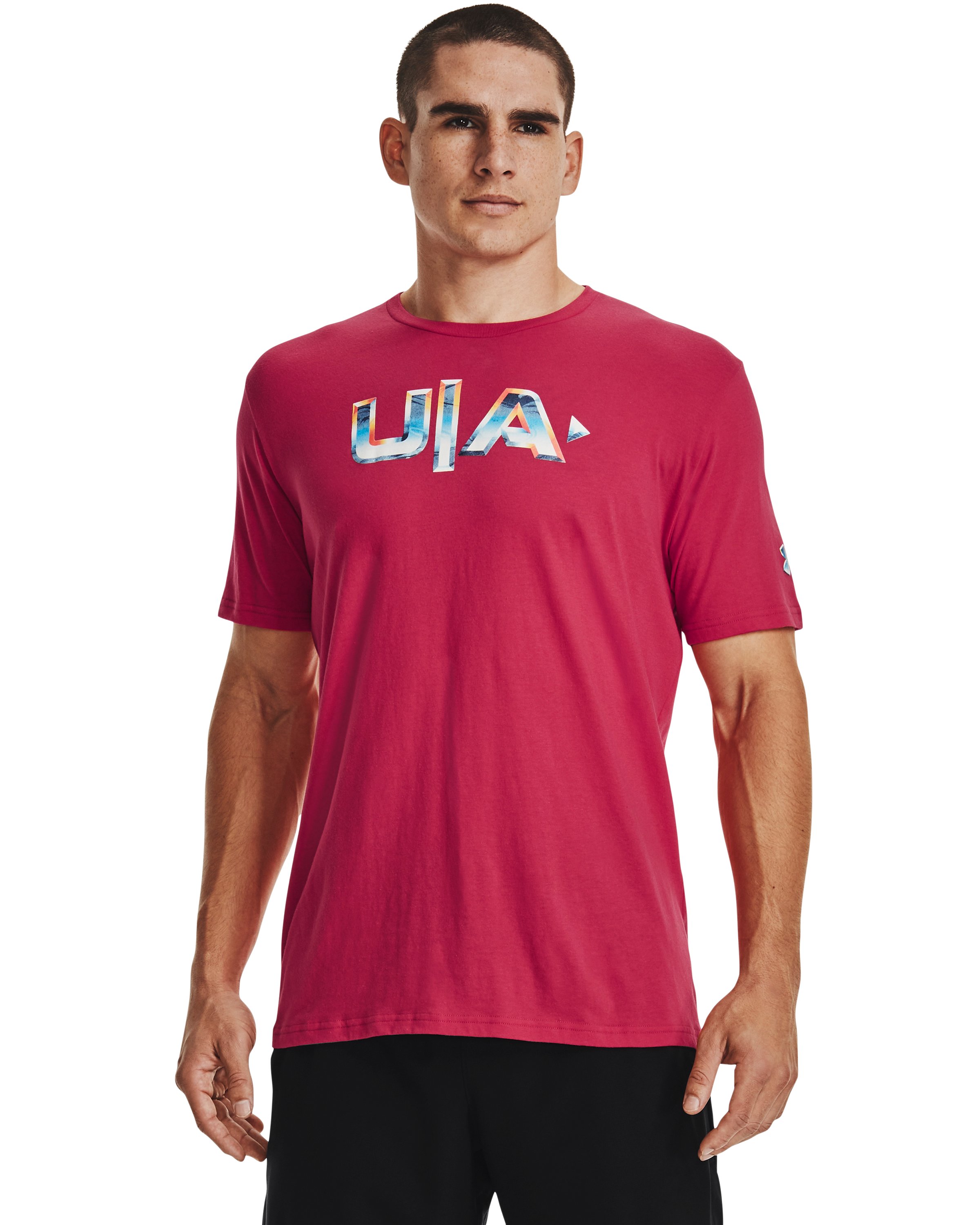 Men's UA Football Gradient Wave Short Sleeve 1
