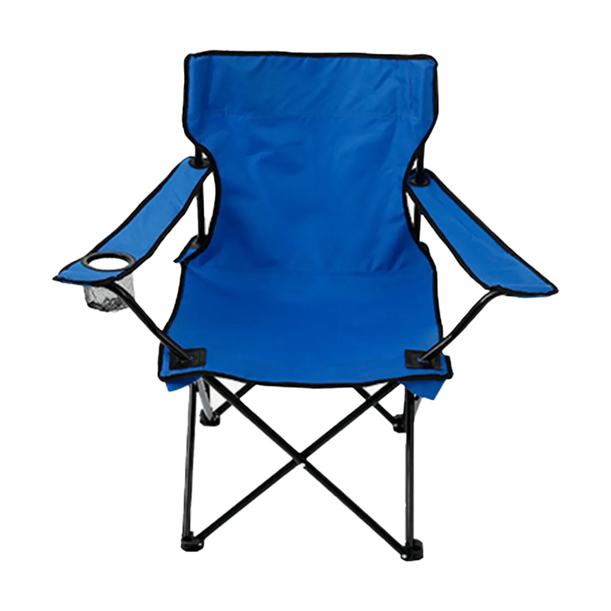 Portable Camping Folding Chair Fishing With Net Cup Holder 6