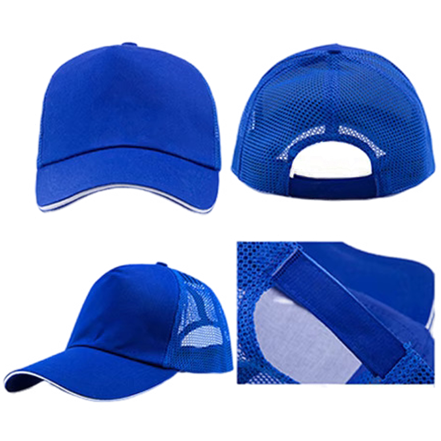 5 Panel Cotton Mesh Baseball Cap 10