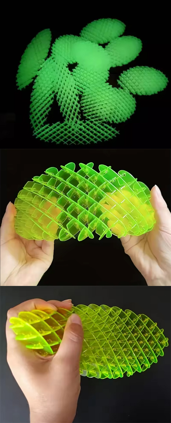 Children's Stress Relief Fidget worm Elastic net Toys 2