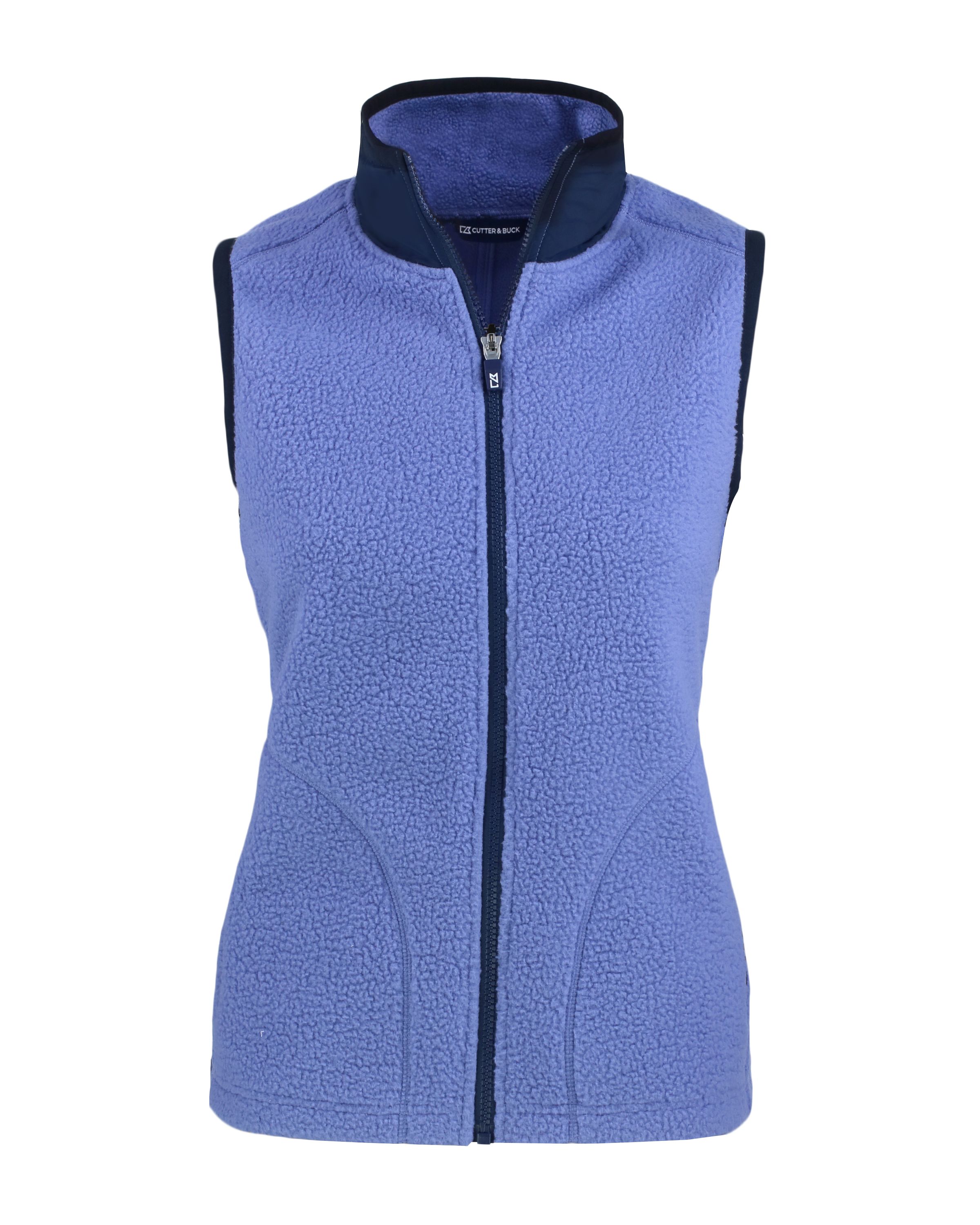 Cutter & Buck Cascade Epic Comfort Recycled Sherpa Fleece Womens Full Zip Vest 60
