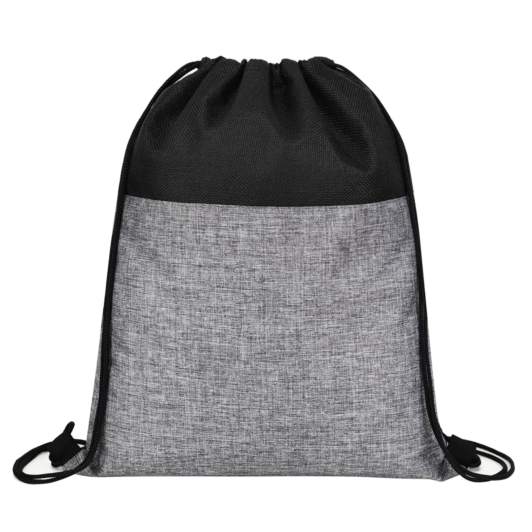 Heathered Jute Drawstring Backpack 9