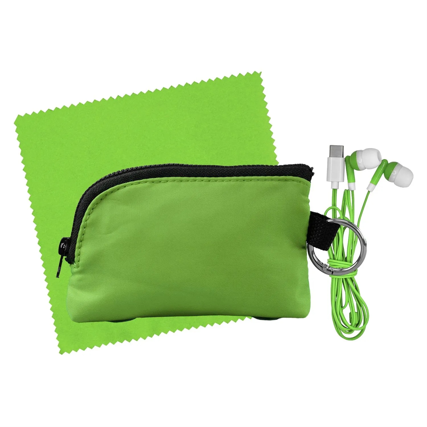 Zip Around Cloth & Ear Bud Kit 13