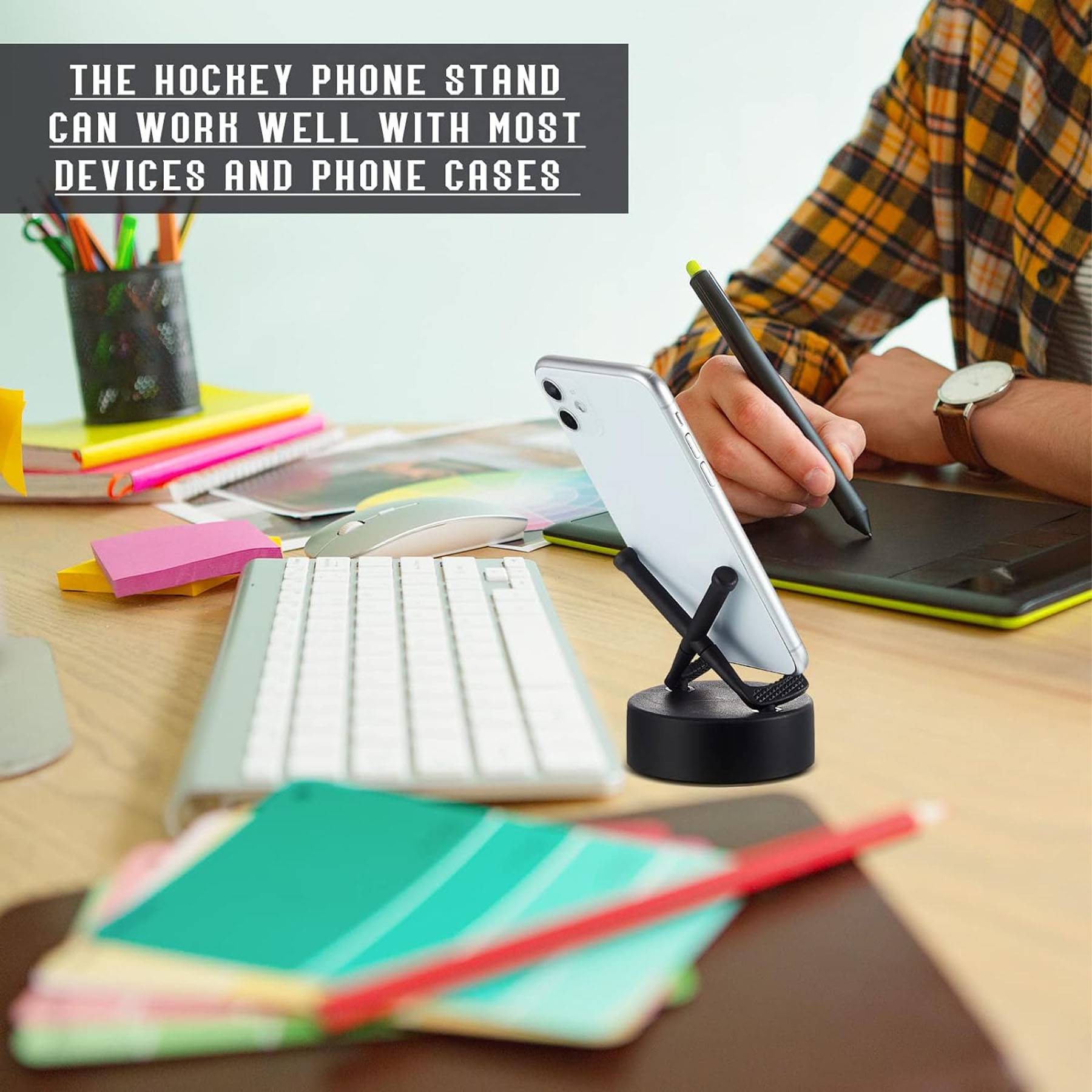Hockey Puck Phone Stand 7