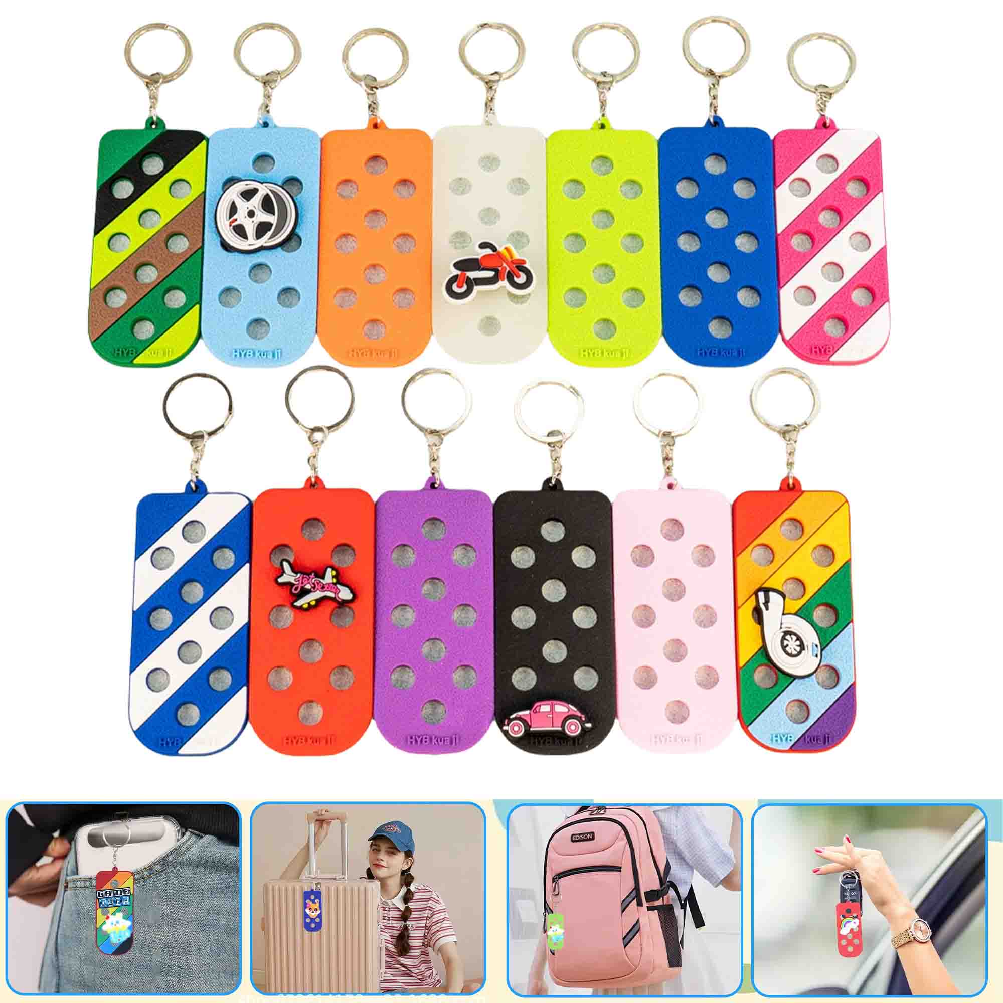Custom High Quality PVC Shoe Charms Keychain 1
