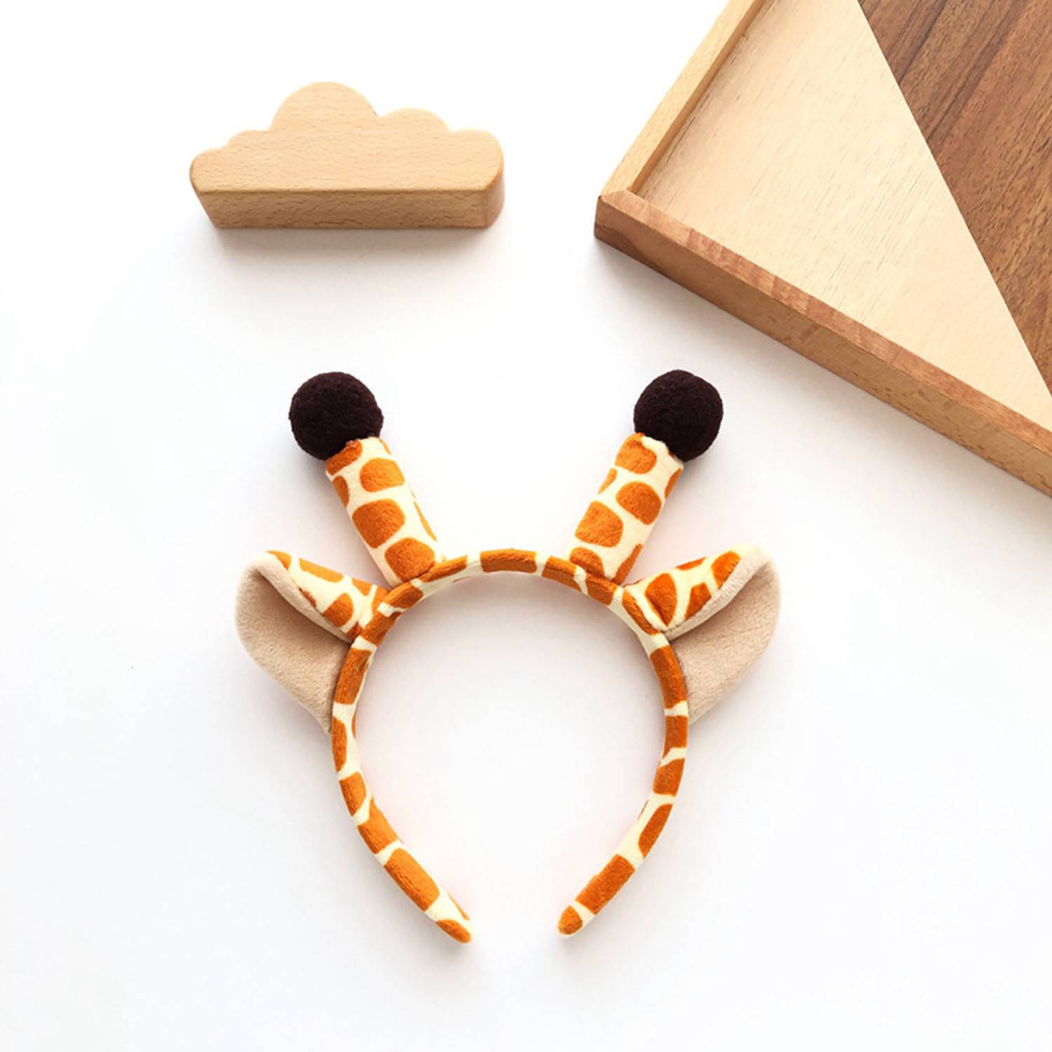 Cute Giraffe costume headband funny animal headwear 4