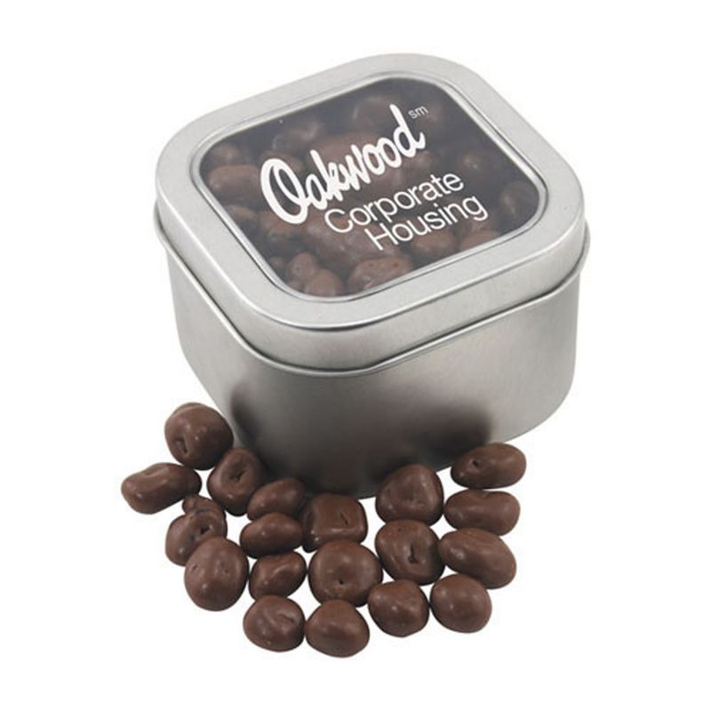 Window Tin with Chocolate Raisins 2